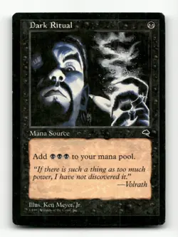 Dark Ritual Tempest #118 Magic the Gathering - Image 1