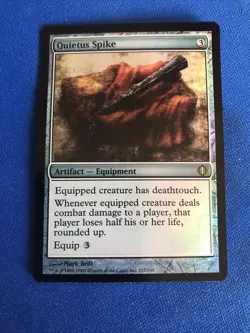 MTG - Quietus Spike - FOIL - Shards of Alara - NM/MT - Brandy New! - Image 1