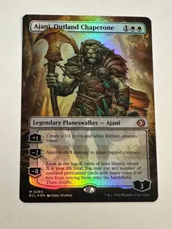 MTG Ajani, Outland Chaperone Extended Art Foil Nm - Image 1