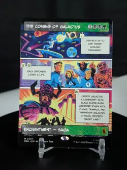 MTG The Coming of Galactus NON-FOIL NM Marvel Super Heroes MSH #0307 Mythic - Image 1