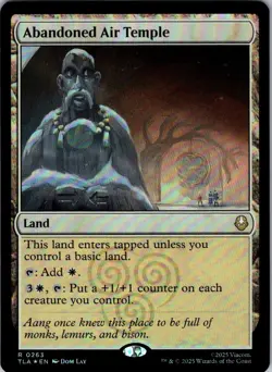 Abandoned Air Temple 263 Avatar: The Last Airbender Magic: The Gathering Foil NM - Image 1