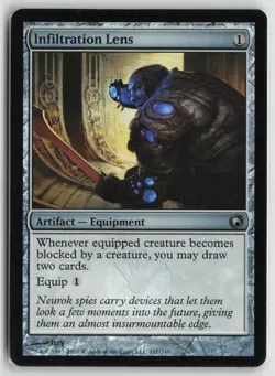 Infiltration Lens Lightly Played Foil 167 Scars of Mirrodin Magic: The Gathering - Image 1