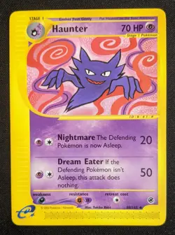 Pokemon Card - Haunter 80/165 - Expedition Base Set NM WOTC Vintage E-Reader - Image 1
