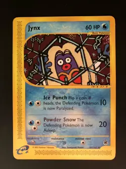 Jynx 83/165 - Uncommon- Expedition Base Set 2002 E-Reader Pokemon Card - EX / NM - Image 1