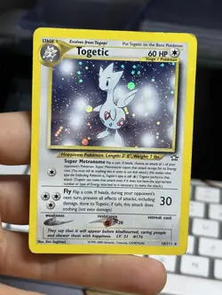 Togetic 16/111 Neo Dark Typhlosion 2000 Holo Rare Vintage Pokemon Card Lot WOTC - Image 3