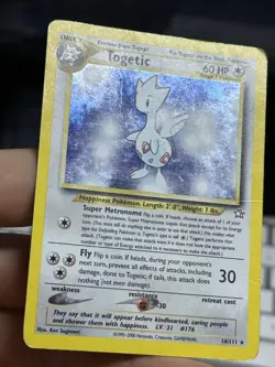 Togetic 16/111 Neo Dark Typhlosion 2000 Holo Rare Vintage Pokemon Card Lot WOTC - Image 5