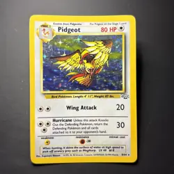Pidgeot - 8/64 - Holo Rare - Jungle - Pokemon Card - LP 1999 WOTC - Image 1