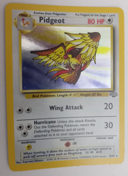 POKEMON 'PIDGEOT HOLO' VINTAGE CARD 8/64 1999 UNLIMITED EDITION. LIGHT PLAY EX. - Image 1