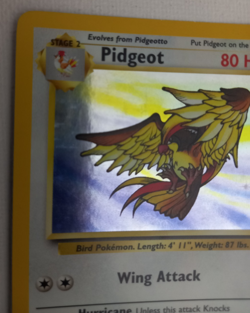 POKEMON 'PIDGEOT HOLO' VINTAGE CARD 8/64 1999 UNLIMITED EDITION. LIGHT PLAY EX. - Image 3