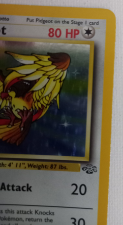 POKEMON 'PIDGEOT HOLO' VINTAGE CARD 8/64 1999 UNLIMITED EDITION. LIGHT PLAY EX. - Image 4