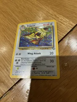 Pokemon TCG Jungle Pidgeot 8/64 Holo Rare Card 1999 Original - Image 1