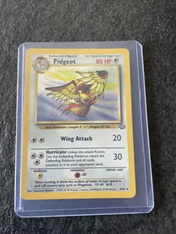 Pokemon TCG Jungle Pidgeot Holo Rare Card 8/64 1999 WOTC Vintage LP/MP - Image 1