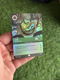 KAA Epic! DISNEY LORCANA Whispers In The Well SECRETIVE SNAKE 212/204 - Image 2