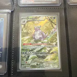 Pokemon TCG Nidoking 174/165 - Illustration Rare - Scarlet & Violet 151 - NM - Image 1