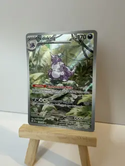 Pokemon TCG Nidoking 174/165 Scarlet & Violet 151 Illustration Rare NM - Image 1