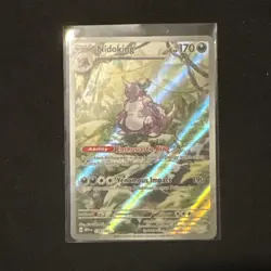 Pokemon TCG Nidoking 174/165 Illustration Rare Scarlet & Violet 151 - Image 1