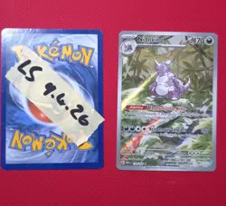 Pokemon TCG Nidoking 174/165 Scarlet & Violet 151 Illustration Rare NM Condition - Image 2