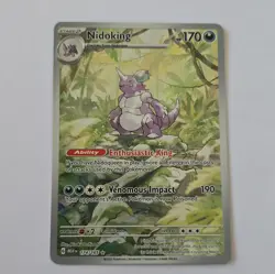 Pokemon TCG Nidoking Scarlet & Violet-151 174/165 Holo Illustration Rare - Image 1