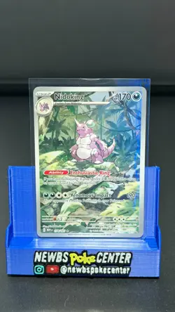 Pokemon TCG Nidoking Scarlet & Violet-151 174/165 Holo Illustration Rare - Image 1