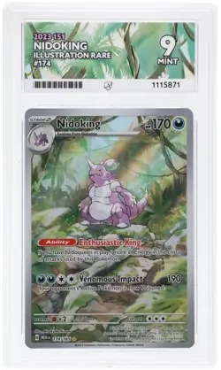 Nidoking 174/165 Scarlet & Violet : 151 - Illustration Rare Pokemon TCG - ACE 9 - Image 1