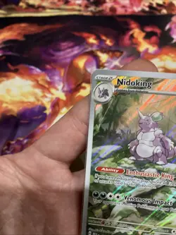 Pokemon TCG Nidoking Scarlet & Violet-151 174/165 Holo Illustration Rare NM - Image 2