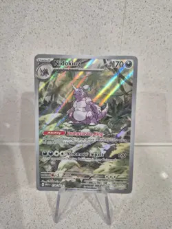 Pokemon TCG Nidoking Scarlet & Violet-151 174/165 Holo Illustration Rare - Image 1