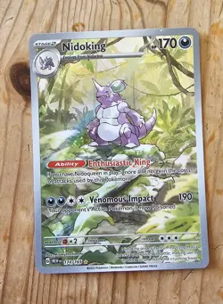 Pokemon TCG Nidoking 174/165 Illustration Rare Scarlet & Violet 151 MARKED - Image 1