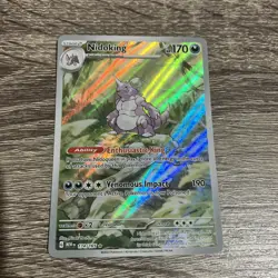 Pokemon TCG Nidoking Scarlet & Violet-151 174/165 Holo Illustration Rare - Image 1