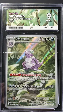 Nidoking 174/165 Scarlet & Violet : 151 - Illustration Rare Pokemon TCG - ACE 9 - Image 1