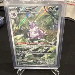 Pokemon TCG Nidoking Scarlet & Violet-151 174/165 Holo Illustration Rare - Image 1