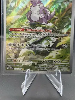 Pokemon TCG Nidoking Scarlet & Violet-151 174/165 Holo Illustration Rare - Image 3