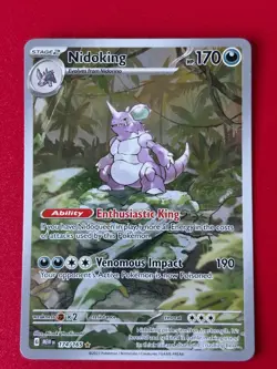 Nidoking 174/165 Pokemon TCG Scarlet Violet - 151 Illustration Rare English - Image 1