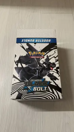 Pokemon TCG Black Bolt Booster Bundle Display Case Factory Sealed - Image 1
