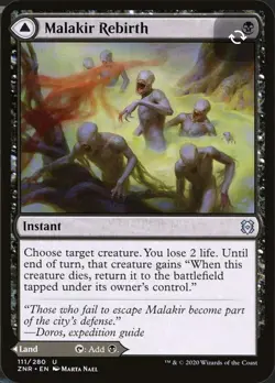 Malakir Rebirth / Malakir Mire Zendikar Rising - MTG Magic the Gathering - Image 1