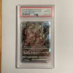 Pokemon Hisuian Zoroark VSTAR GG56/GG70 2023 Pokemon PSA 10 - Image 1