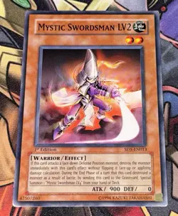 Yu-Gi-Oh! Mystic Swordsman LV2 - SD5-EN013 - Structure Deck - 1st Edition - MP - Image 2