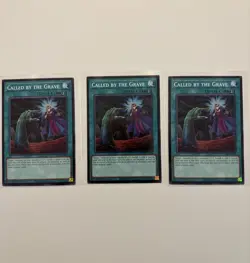 3x Called by the Grave 1st Edition Common L26D-ENS09 Yu-Gi-Oh! - Image 1