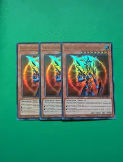Yugioh TCG Black Luster Soldier Envoy Of The Beginning Ultra Rare Playset - Image 1