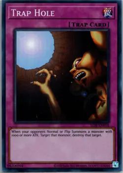 Trap Hole Super Rare Legend of Blue Eyes (25th Anniversary Edition) LOB-EN058 NM - Image 1