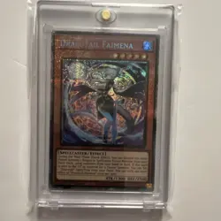 Konami Dracotail Faimena starlight rare Foil 1st Ed Yu-Gi-Oh! EN JUSH-EN002 - Image 1