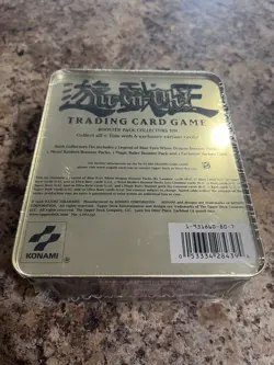 2002 Yu-Gi-Oh Joey B. Skull Dragon Collector Tin Factory Sealed LOB MRD MRL - Image 2