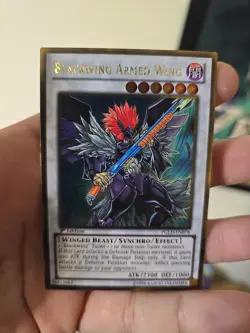 Yugioh Blackwing Armed Wing PGLD-EN078 Gold Rare 1st Edition NM - Image 1