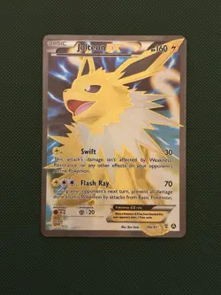 Jolteon EX 28a/83 Generations Ultra Rare Full Art Holo Card Pokemon TCG - Image 1