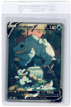 CustomMade madeTOorder full art HOLO pokemon card PTL469 Feraligatr Read desc - Image 1