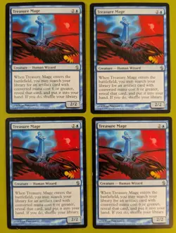 Treasure Mage x4 Mirrodin Besieged 4x Playset Magic the Gathering MTG - Image 1