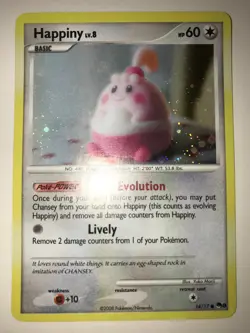 Happiny 14/17 Holo Rare - POP Series 8 - Pokemon Card LP - Image 1