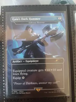 Gaia's Dark Hammer - Colossus Hammer 1866 Secret Lair Drop Series Magic: NM - Image 1