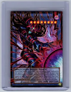 Magician of Dark Chaos-Black Chaos(Extended Art)CORI-EN027 YuGiOh 1st Edition NM - Image 1