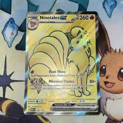 Ninetales ex 186/165 Scarlet & Violet 151 Full Art Holo Pokemon Card - Image 1