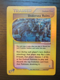 Pokemon Aquapolis Undersea Ruin Reverse Holo Uncommon 138/147 LP - Image 2